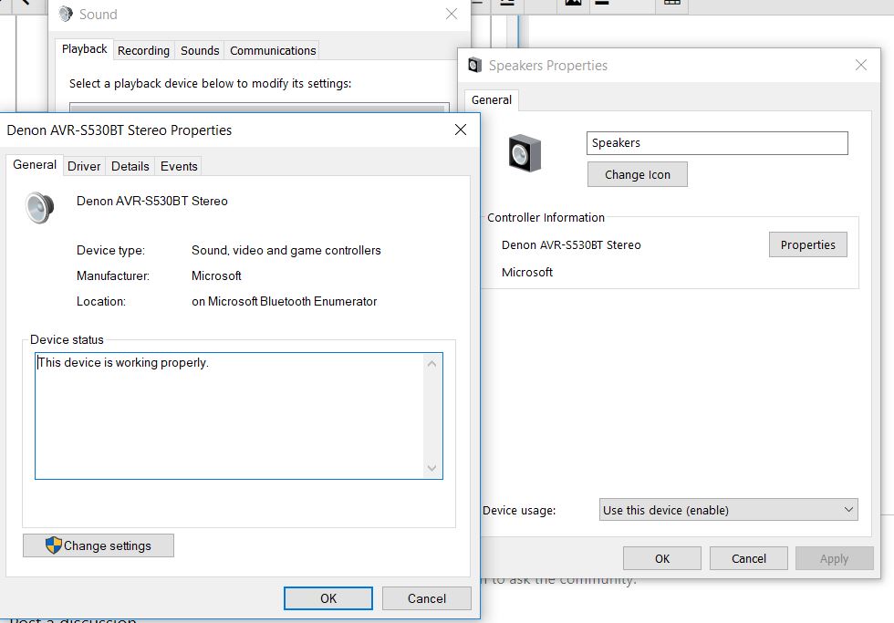 Bluethoot audio device connects but not available as output device (previously working fine!) 8aa34145-b16e-4642-a79e-10086ade96d9?upload=true.jpg