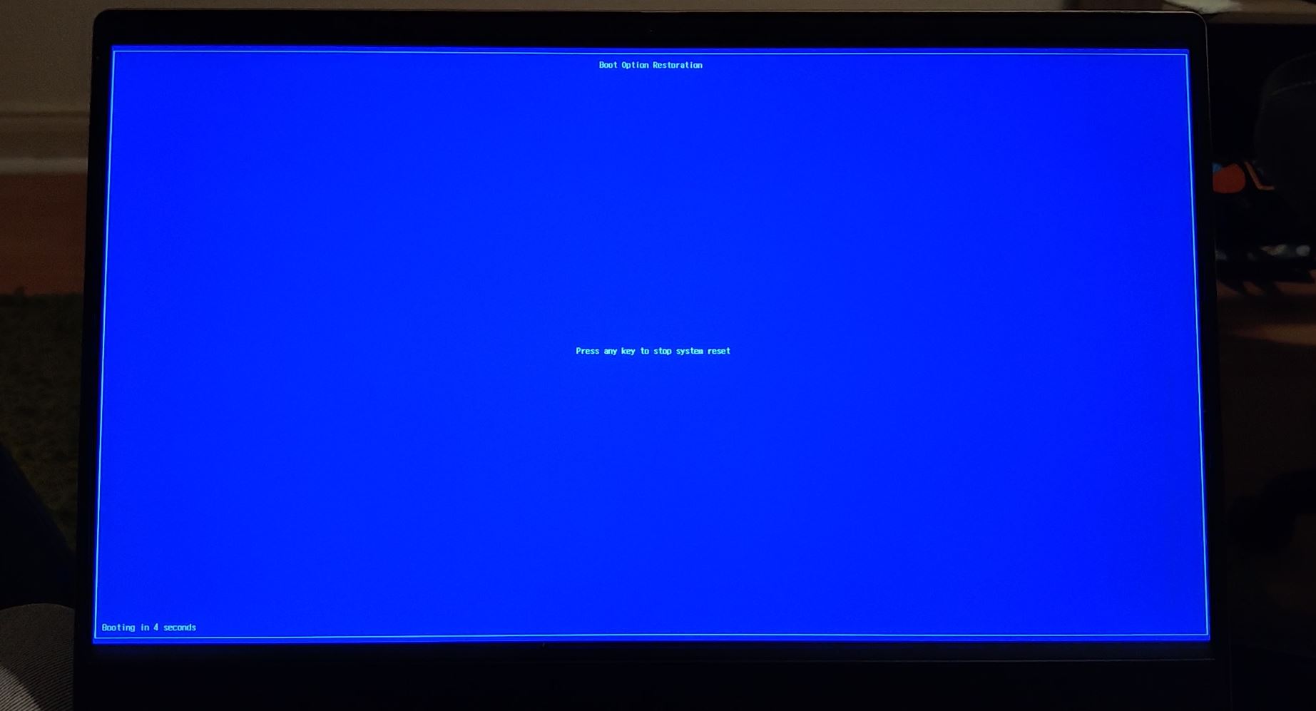 Stuck in a Blue Screen Boot Option Restoration Loop 8b0dbe69-8daf-4c44-bfdc-50e33bef9c57?upload=true.jpg