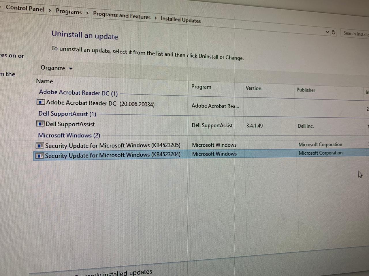 Dell Computer Freezing and black screen while login after Windows update KB4523204 KB4523205 8b1bfe21-c1e5-4e5b-b240-b87f6a65d419?upload=true.jpg