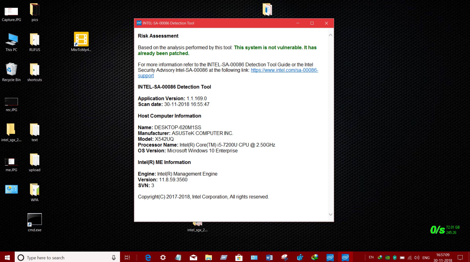 UPDATE  INTEL ME FIRMWARE FOR POWER MANAGEMENT CONTROLLER SECURITY VULNERABILITY IN INTEL... 8b2a72db-cba0-4cd2-ac47-00adb83634d2?upload=true.jpg