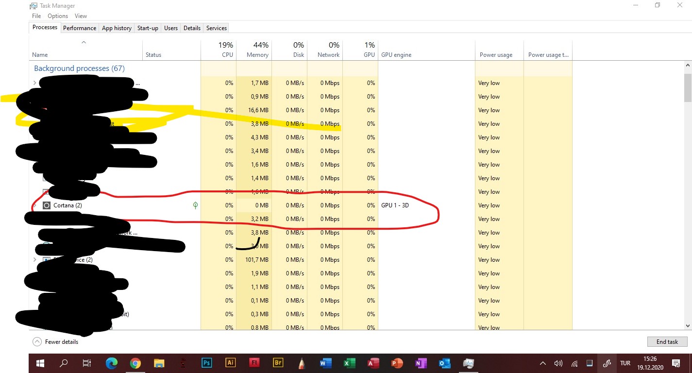 Cortana using GPU 3D and I can't turn it off in task manager 8b952532-f8e1-4f53-92cf-2e2a76f772ce?upload=true.jpg