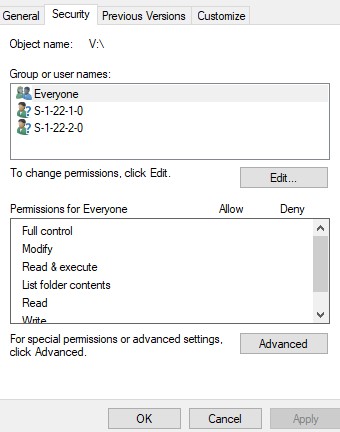 can't get permission on mapped network drive/folder 8baffa4b-023b-41f6-932e-91a960c29d47?upload=true.jpg