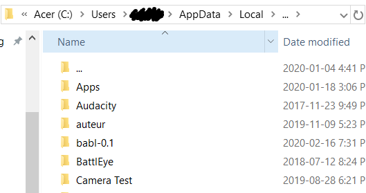 Have a folder named "...", can't delete it and when I try to view it's contents, it's just... 8bd135eb-c381-4cb6-9f4f-251faabbdbda?upload=true.png