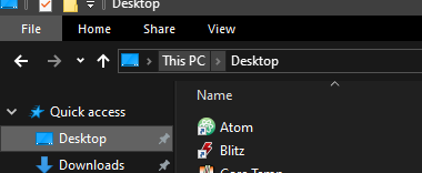 Pinning the "Home" tab on folder explorer. 8c3662c0-9ae6-42e5-ae00-8ea007e3f36b?upload=true.png