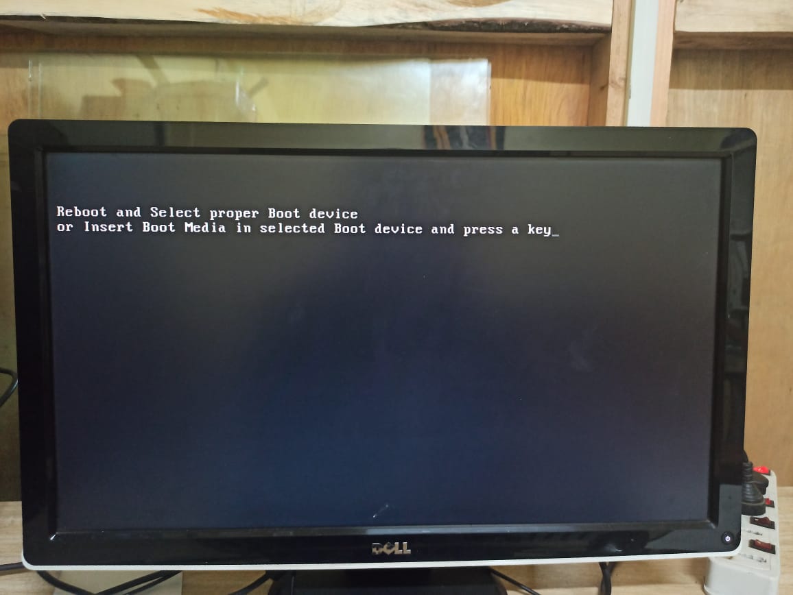 Reboot and select proper boot device. 8c6bccf8-9353-4b39-8650-801491e1f474?upload=true.jpg