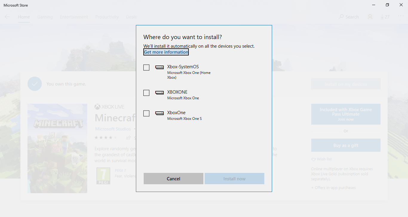 unable to install minecraft when it is already owned. asks me to buy again 8cc0ba8f-e528-4fbe-bedd-81fd1260e1c5?upload=true.png