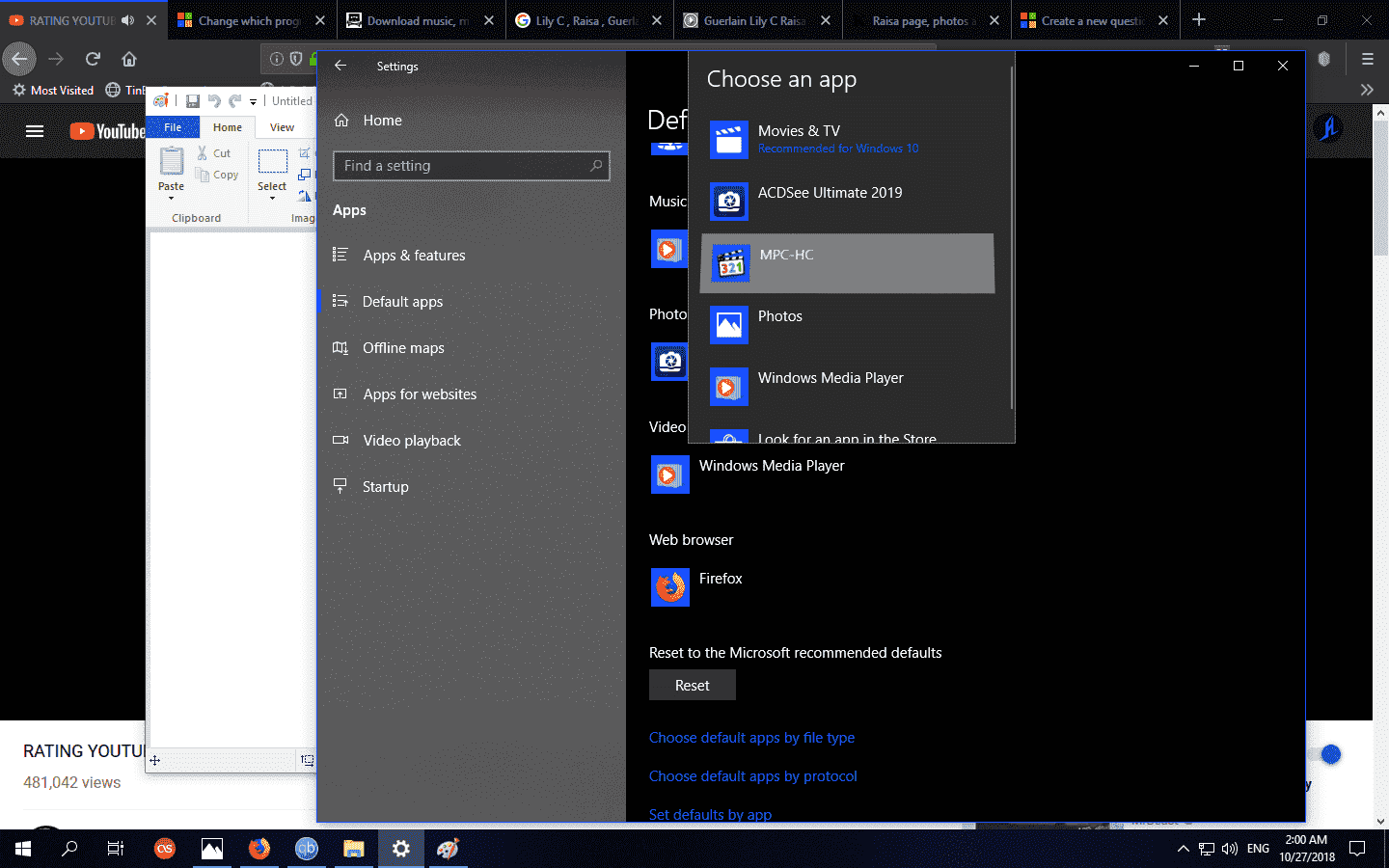 Cant change the default video player 8cfdf5fa-f9e6-420f-9e6b-6f86b45034db?upload=true.png