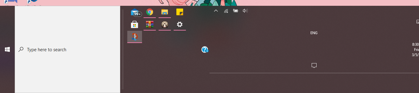 Things on my Taskbar are layered and now I can't view everything on it 8d91ed9a-bc85-4f8b-b70d-937db0d6e944?upload=true.png