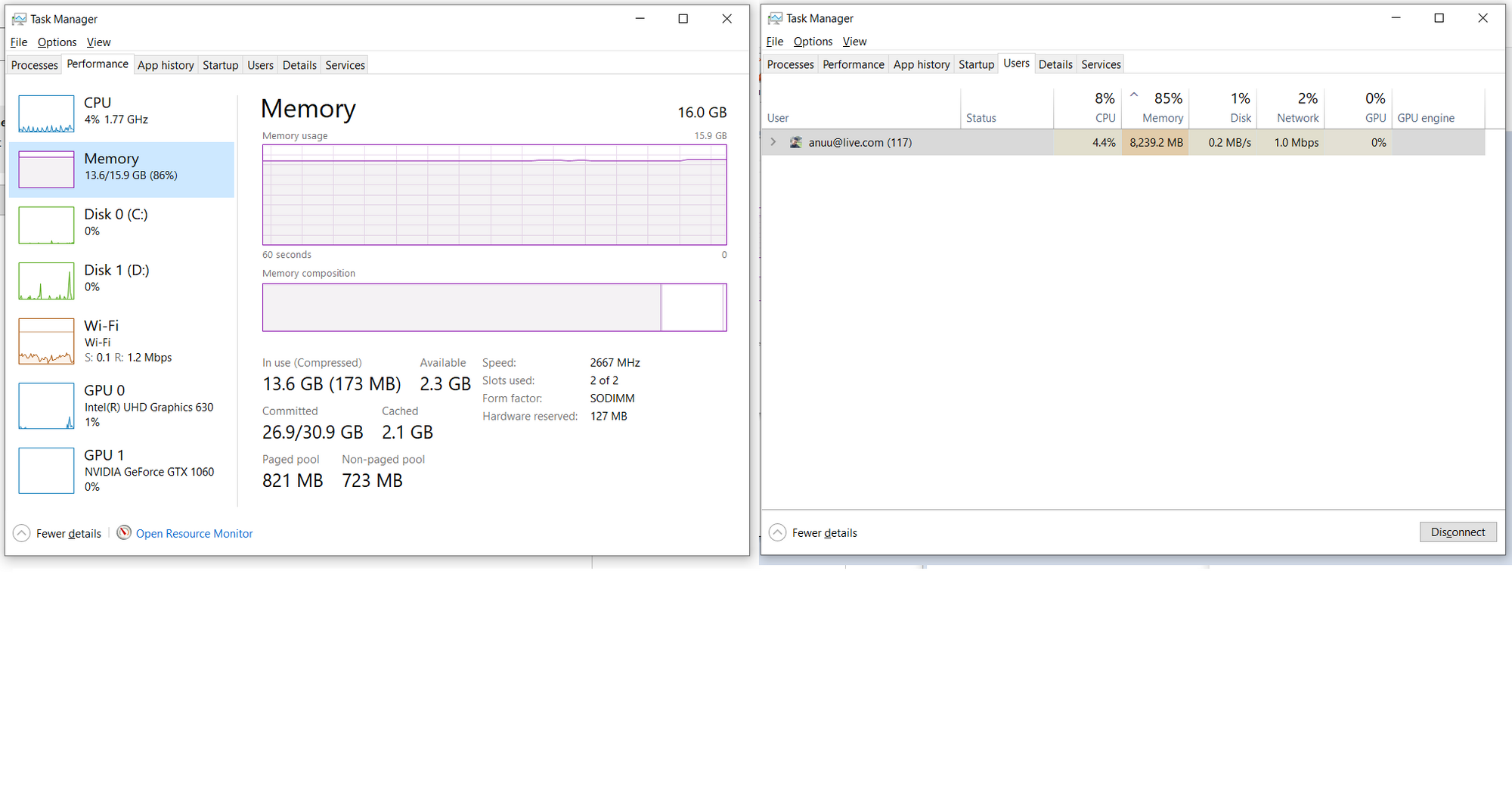 Ram and cpu values of total usage significantly higher than the total from all users in... 8dbe7a1d-78b6-46bf-a1c8-6d67b5134e9b?upload=true.png
