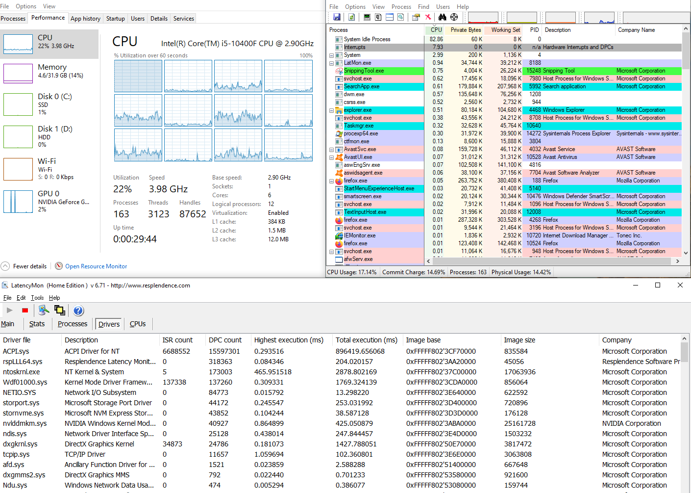 'System Interrupts' which caused by ACPI.sys consumes full utilization on one single thread... 8e2bde55-a319-4c58-b17b-5ffc350d01cc?upload=true.png