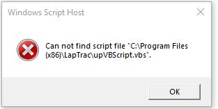cannot find script file "c:\Program Files86\ Lap Trac\ up VBScript.vbs" when i connect my... 8eb71347-34dc-4b0f-b209-b381d8054bb2?upload=true.jpg