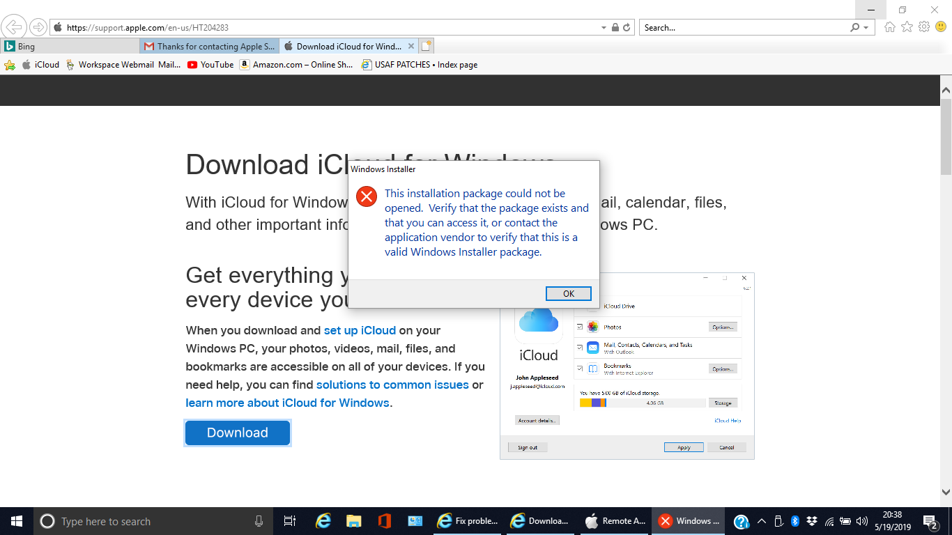 Ok, so I`ll ask here... Does anyone have any idea why I cannot get iCloud for windows to... 8f09d8c8-0bb1-4473-a944-c9b1864560ee?upload=true.png