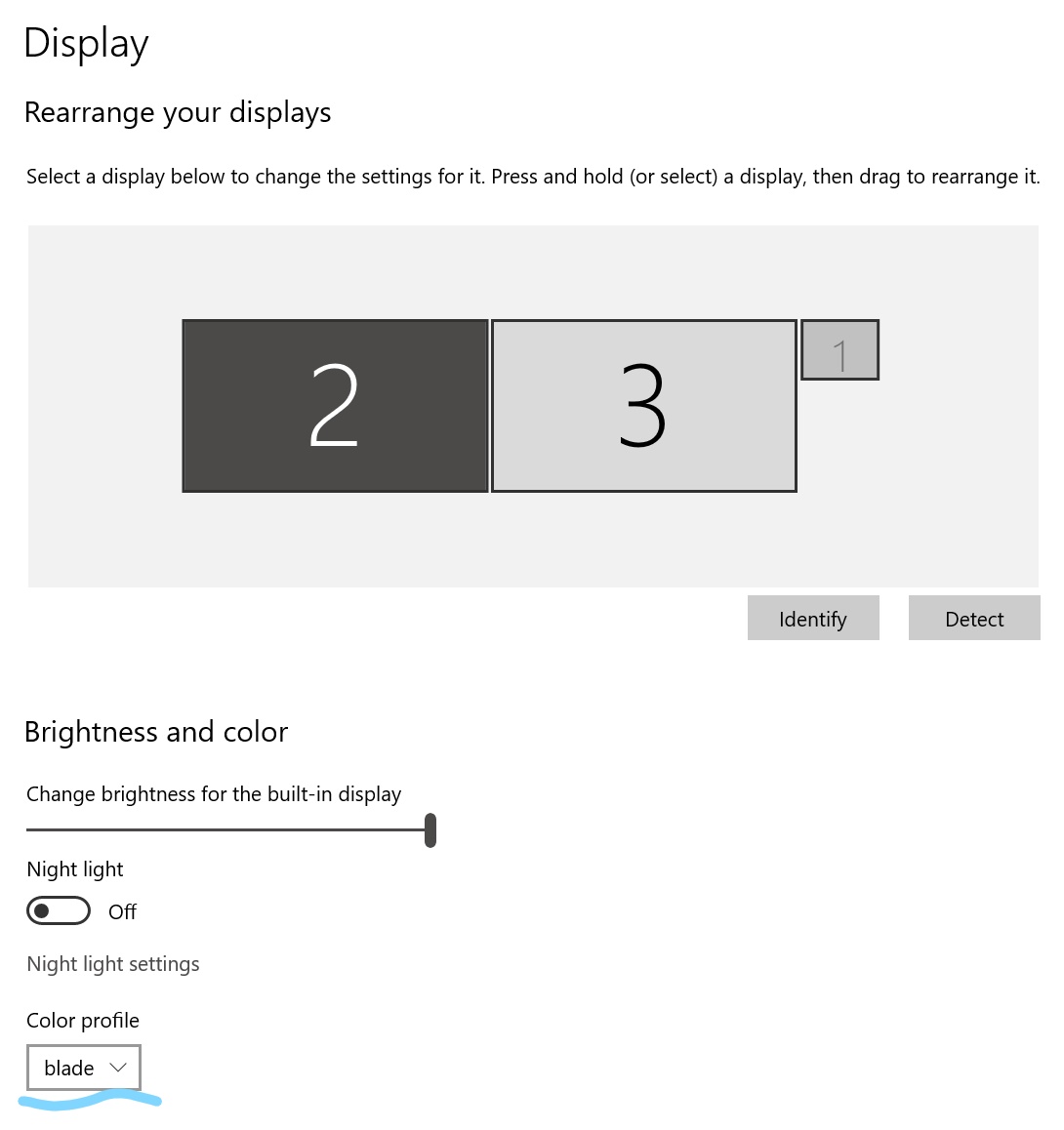 Color Profiles with multiple monitors