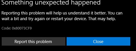 Error 0x80073CF9 and Restart PC to fix driver errors 8f58cc19-7077-46cf-96d0-5ec9c9d6335c?upload=true.jpg