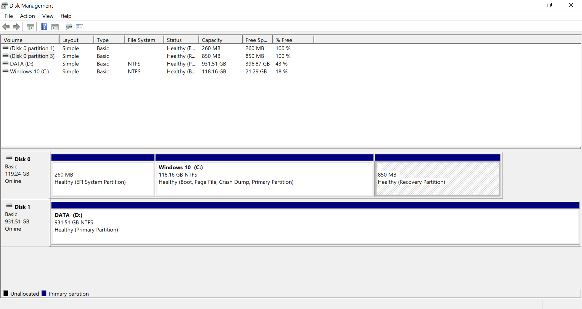 RECOVERY partition not visible in DISKPART. 8fa1cb19-f890-4096-9ab5-20f4101c7c23?upload=true.png