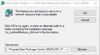 'vc_runtimeMinimum_x64.msi' not located when i try to install VMWare 8fd2a9d0-1109-498b-8985-6589c312d893?upload=true.png