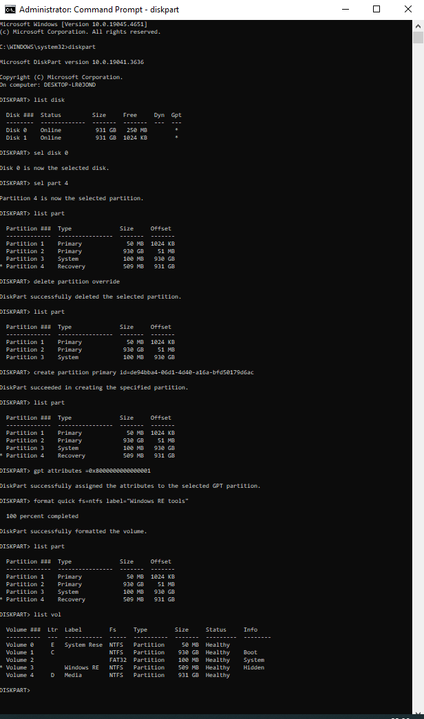 KB5034441 update fails even after resizing the partition. 8l7wnkQD6pz6JZFN4KPz9LXkwMkC%2BqMsAAldZhb7%2BzKZTsa90hi3PcbAcnEqUaeGstD1OHkEhENTjRPtd9LklOh5c%3D.png