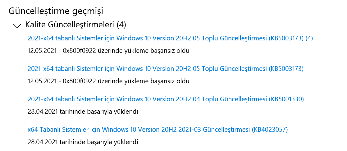 Windows 10 KB5003173 update fails with error 0x800f0922 8thvuhl.png