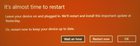 I already updated my pc but I keep getting this prompt telling me to update at Yesterday. 8VMLpho3s121ZsIGgWngxemgyJmiQLTd2yXzqd8nIO4.jpg