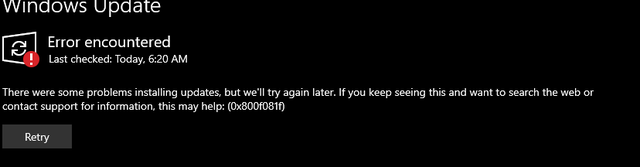 Keep having this update issue. Please help 8wr553islcs61.png