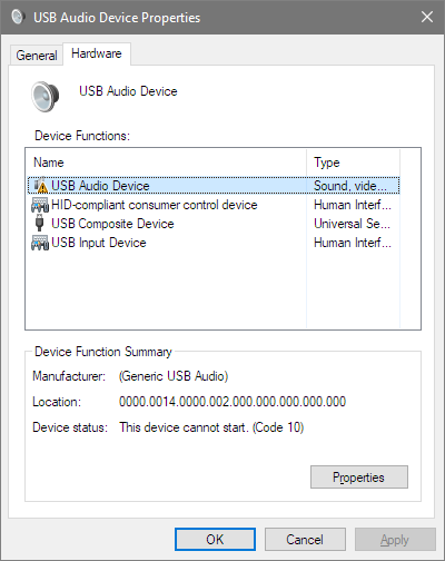 RealtekR Audio This device cannot start. Code 10 8x4Y8.png