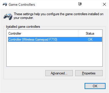 How do I get a generic gamepad Controller Logitech F710 to work in Xbox (beta) app with... 8ZEeq.png