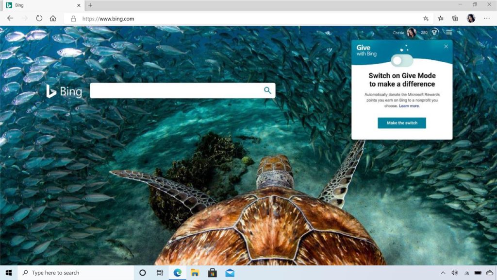 What is new and coming soon to Microsoft 365 at Build 2020 9-IMAGE_Edge-Give-with-Bing.jpg