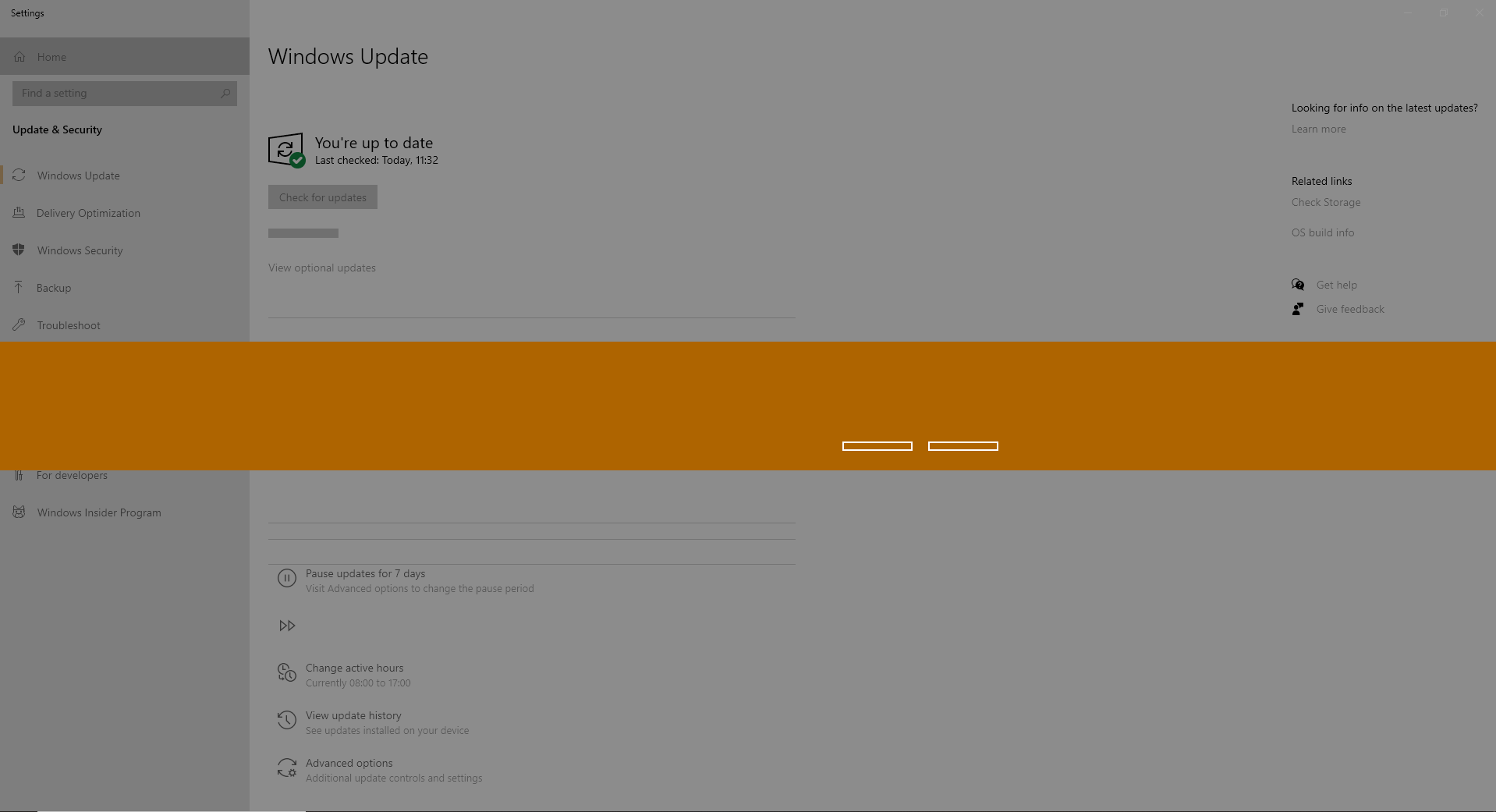 My windows update page is acting weird please help!! 90ce93a9-d932-4d05-a282-6389701bcb53?upload=true.png