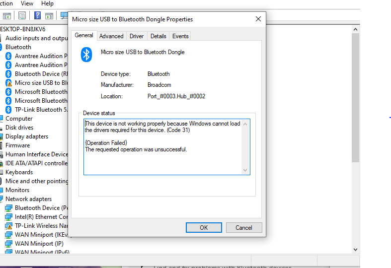 BCM20702A0 Insignia Bluetooth adapter not working, driver error/unavailable driver... 91ae5ea6-1a03-412a-be31-e49f96f5fcd6?upload=true.png