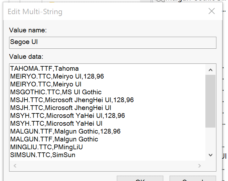Japanese Software has glitched fonts 91b151ba-3e16-40da-8bbb-a14b53b40c7f.png