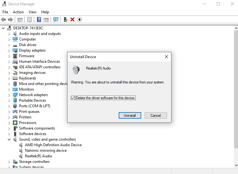 RealTek Audio causing issues, no audio 91d99df4-d416-4ecb-8adc-3ca92ceb7fe1?upload=true.jpg