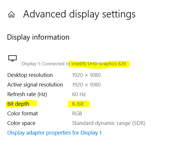 Bit Depth (Color Depth) of my display is too low 921345be-cf1a-4175-9d61-14b2f483b223?upload=true.png
