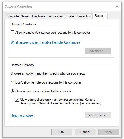 Why Remote Desktop wont turn on 924188e4-fa70-459f-ac66-7741a071a6b3?upload=true.jpg