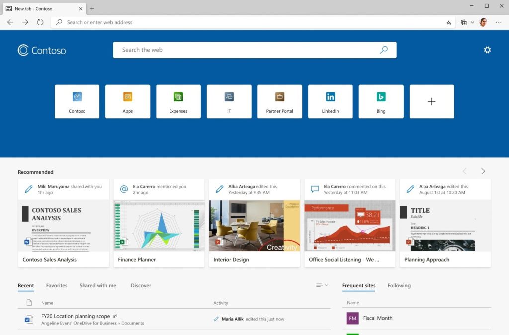 Find your flow with Enterprise New Tab Page in Microsoft Edge 9281c612c9ce8b0478344d2ff9af307a-1024x674.jpg