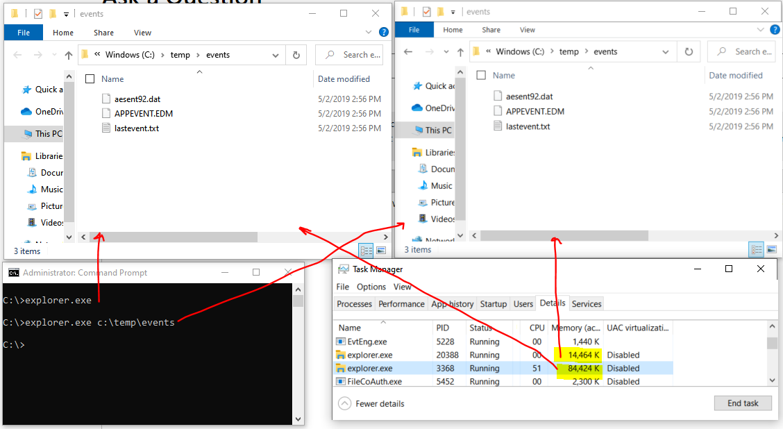 Blurry explorer.exe when run by command line 9294a28d-2e57-4370-9fdd-e9777a6e78a3?upload=true.png