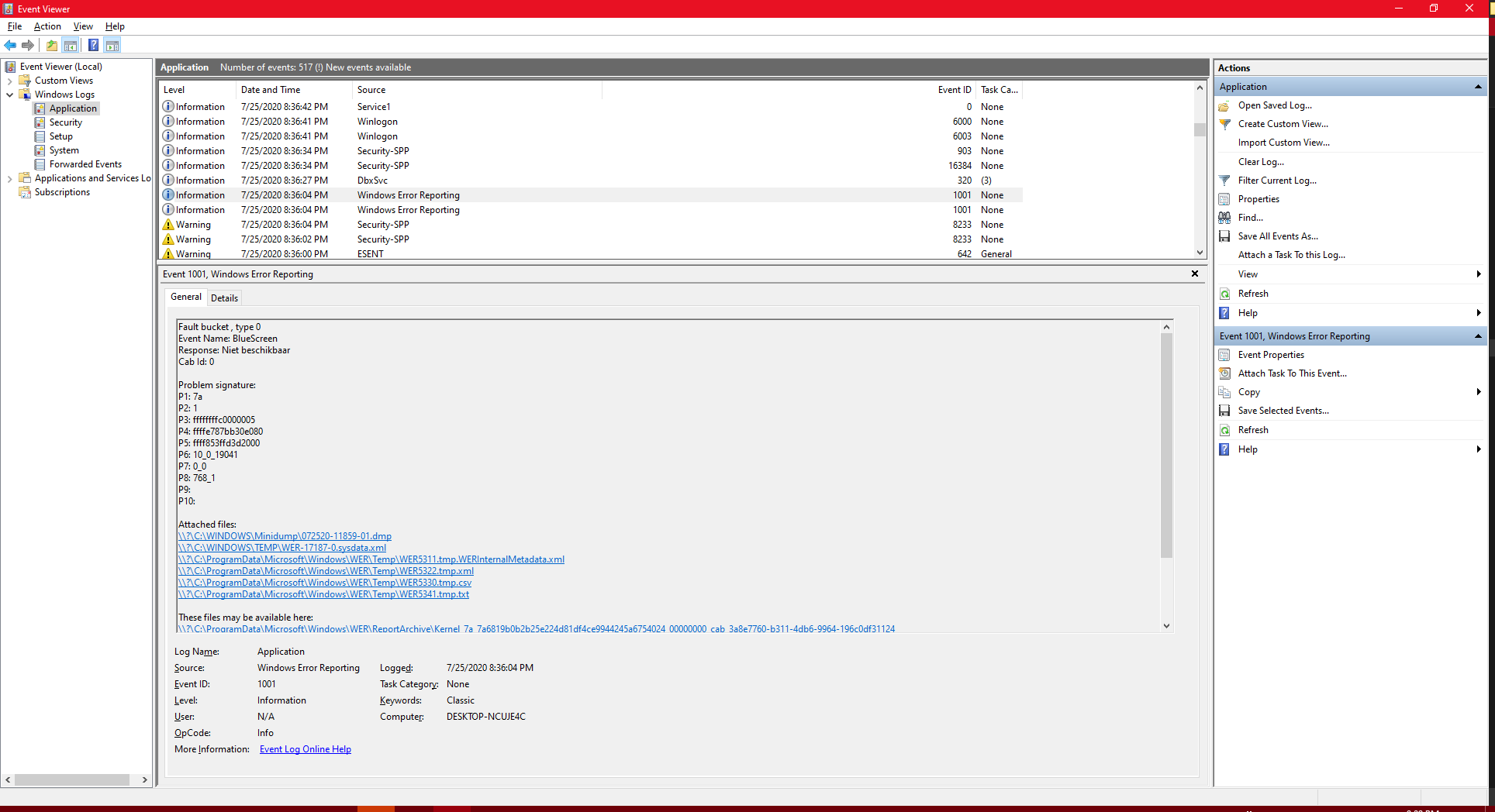 Multiple types of BSOD + Dont understand report of Kernel Data Inpage Error BSOD report in... 930f70fe-48bf-475c-807b-2b669b391903?upload=true.png