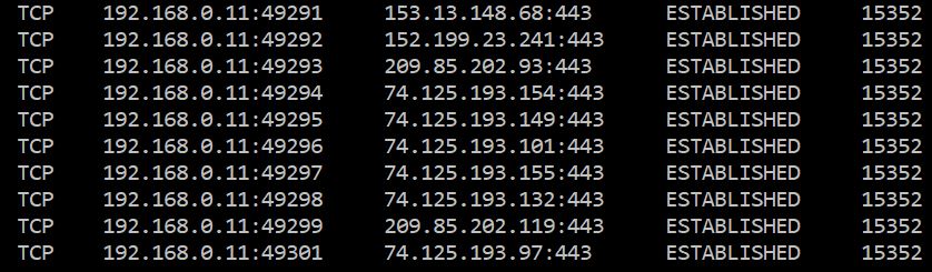 Why multiple port numbers for a single PID? and why multiple Foreign addresses for a single... 930f7c7f-f41b-4773-9c23-8ea4a847794b?upload=true.jpg