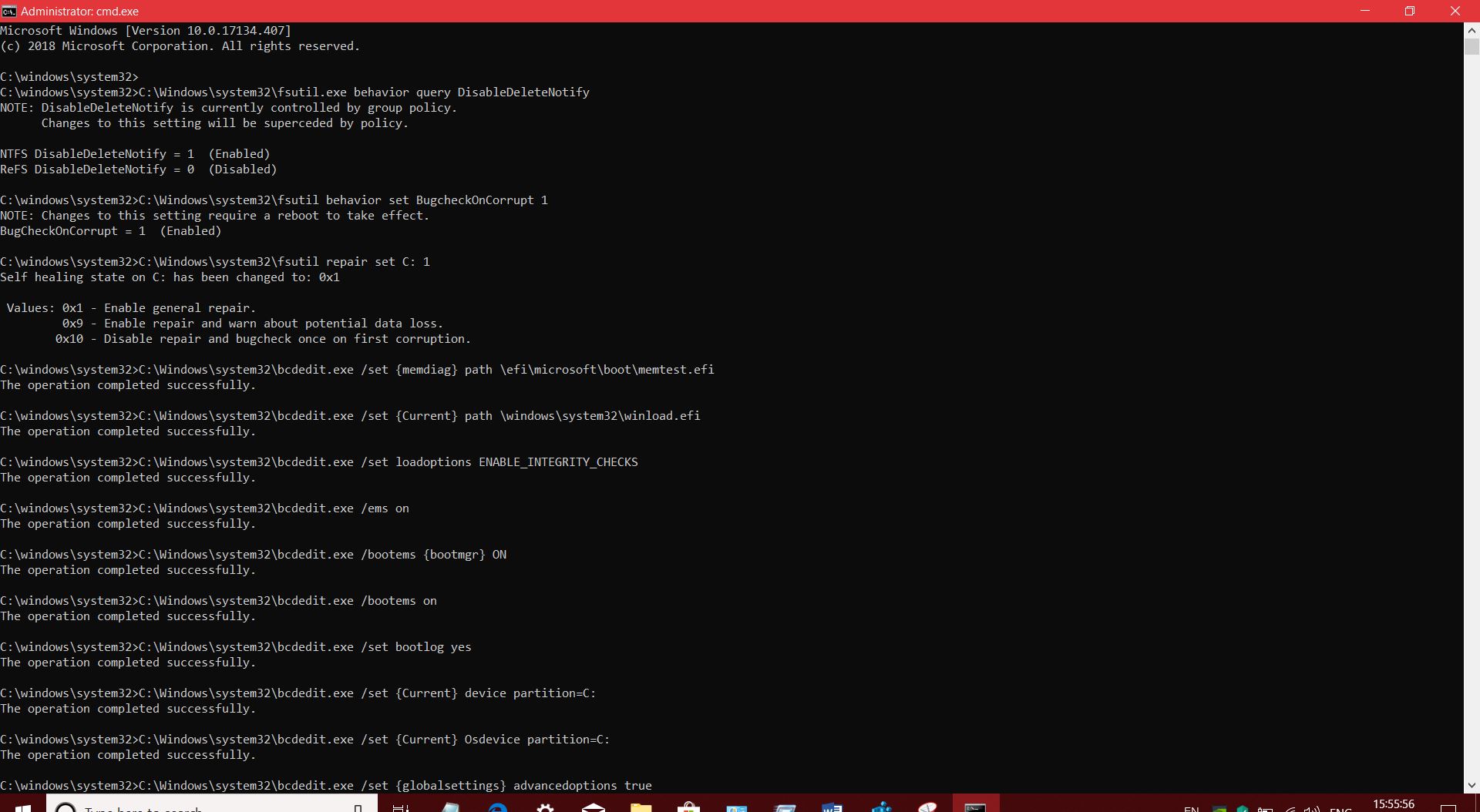 I  HAVE ENABLED  BCDEDIT COMMANDS ON WINDOWS 10 64BIT 1803 ASUS VIVOBOOK 15 R542UQ-DM153... 93108fbc-409e-4c67-8f5b-018a73a2ab19?upload=true.jpg