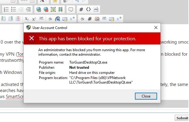Get UAC error "this app has been blocked for your protection" when run the application on... 93126d1485969908t-publisher-not-trusted-app-blocked-protection-error.jpg