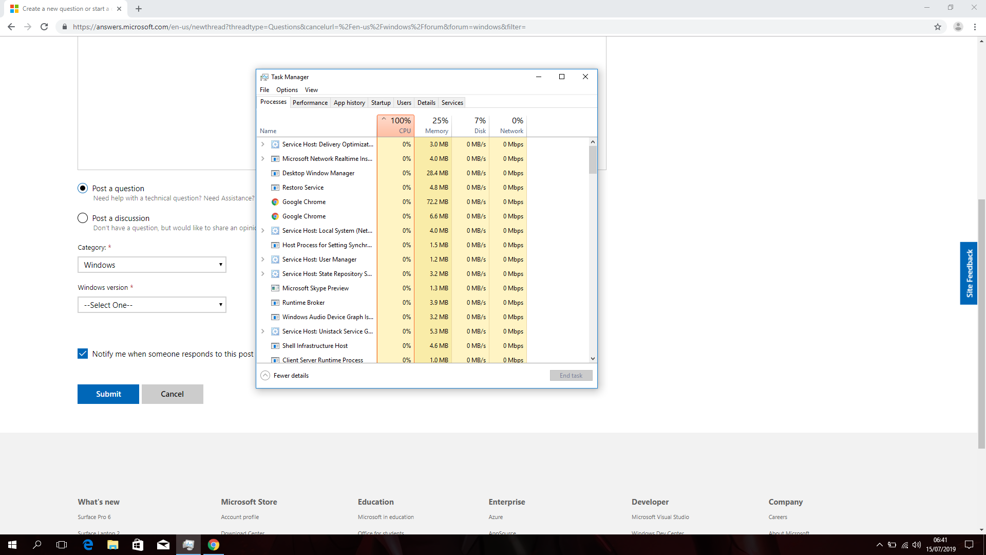 100% CPU usage after PC factory reset 933c9a78-e6a7-4c99-9b01-dbd5cdfd0018?upload=true.png
