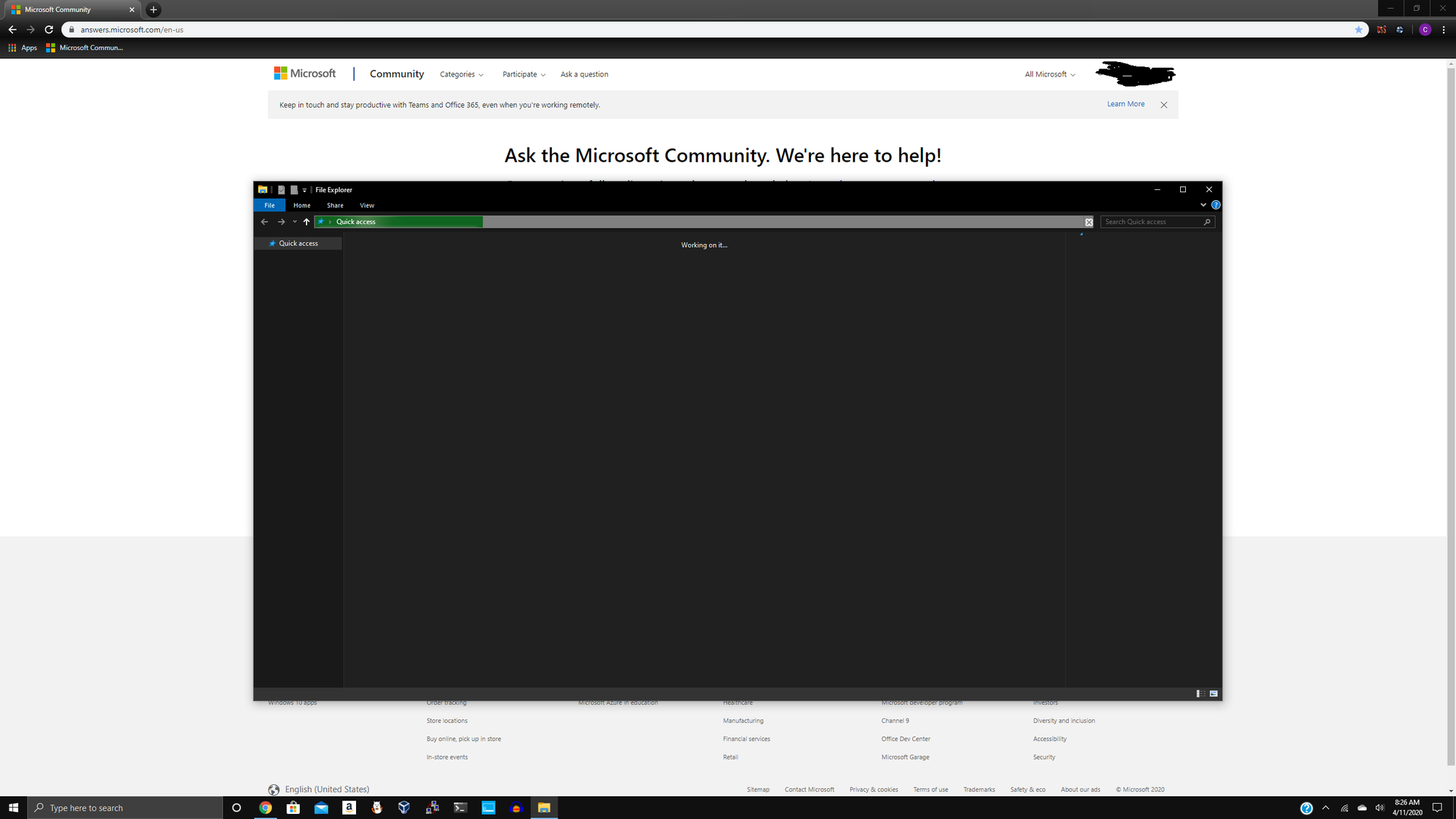 File Explorer seriously broken and takes forever to load common folders 93869a64-c76e-46b7-a16d-58bc9a0aa916?upload=true.png