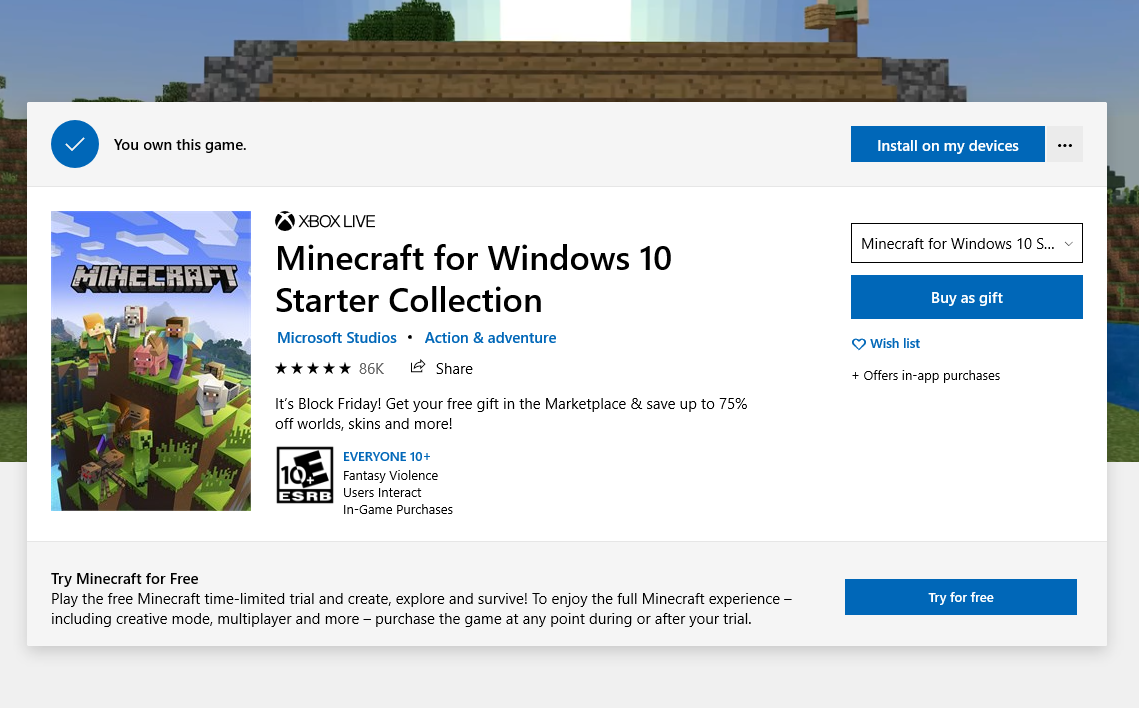 cant install minecraft windows 10 939fb20f-b7ac-498a-a5f3-63b32a642a8b?upload=true.png