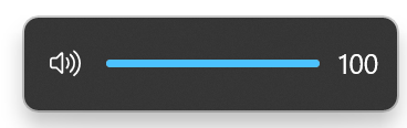 Is the new volume slider supposed to not show what volume you have? 93ad6daf-6849-48ab-88af-2ff97da5fe72?upload=true.png