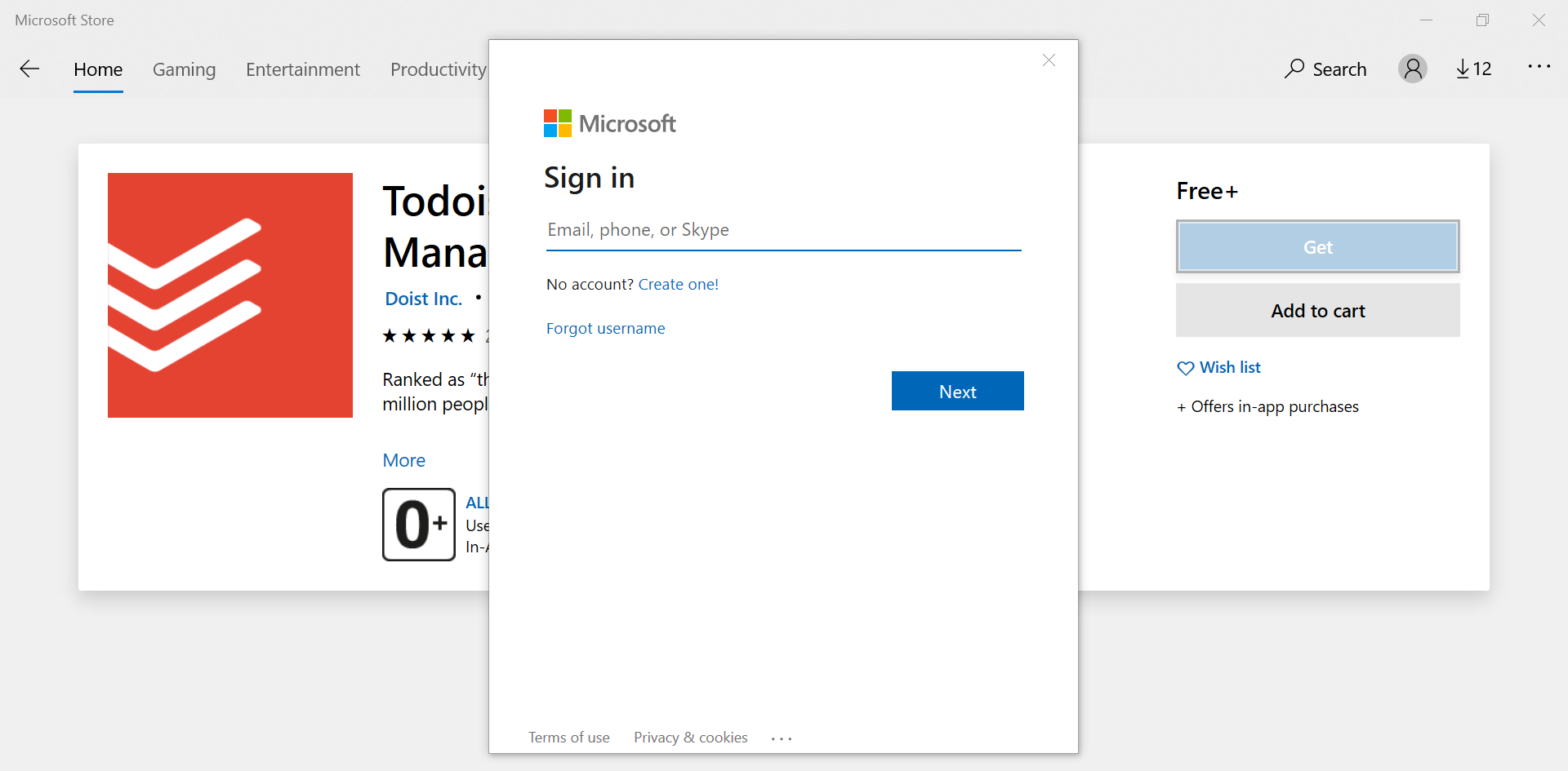 Sign in into windows store with corporate email 945accdf-8f21-4ae3-a1ae-28e2d23929d8?upload=true.png