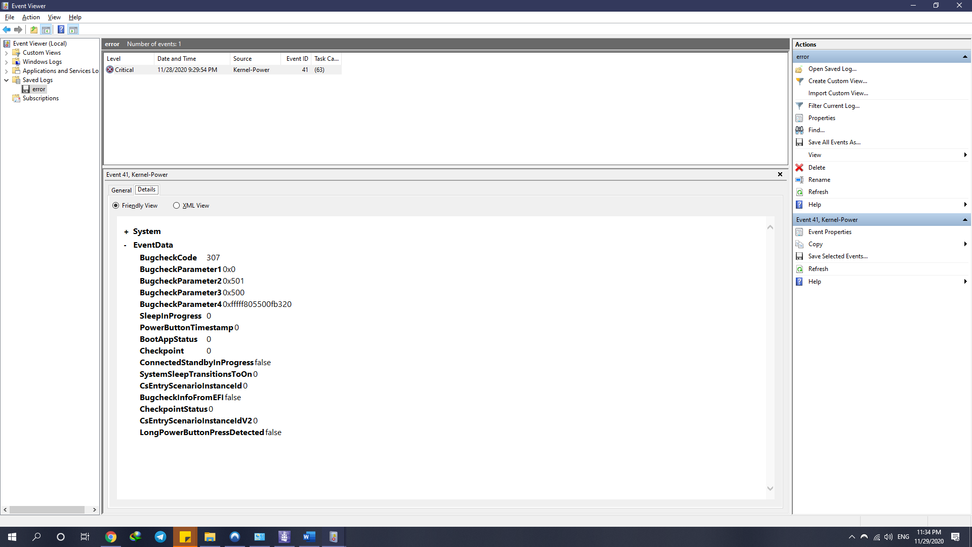 What appears to be a hardware failure 9486673f-b311-419b-a24c-4a4761908521?upload=true.png