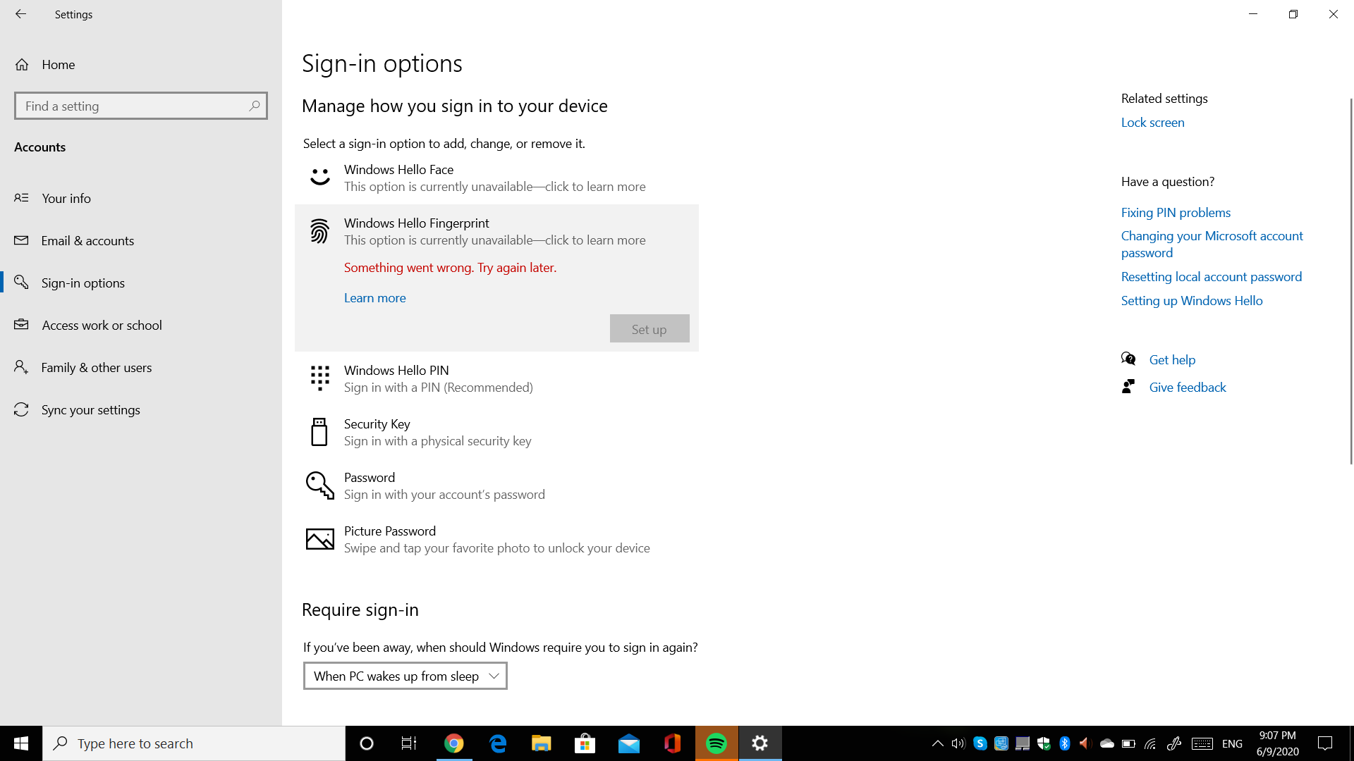Windows Hello Face and fingerprint error 951adfc3-d5bb-468c-9bb0-414b94819f0d?upload=true.png