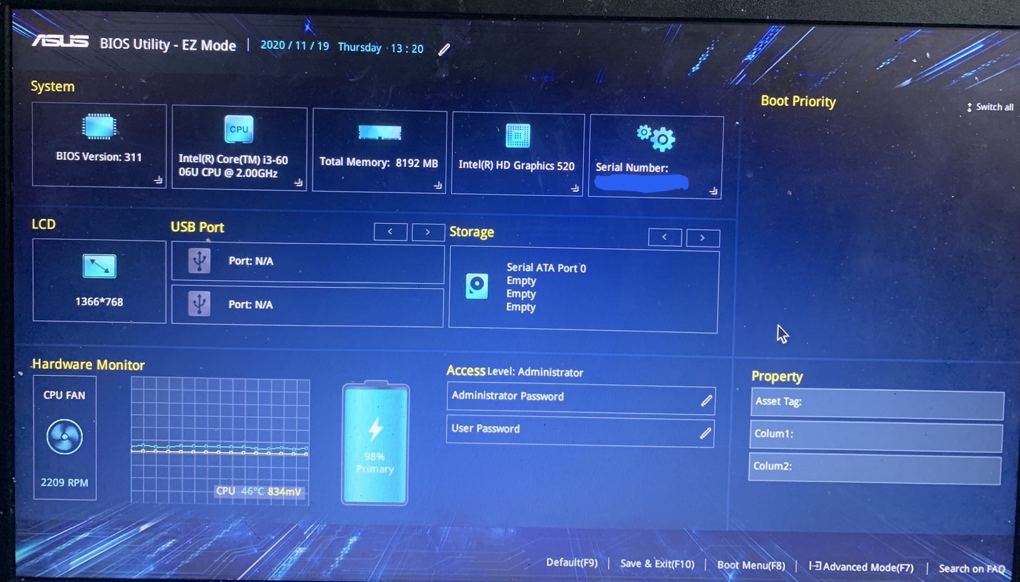 BIOS Utility - EZ Mode screen 9534aa38-3d8c-4e81-8af2-c0b36194e22e?upload=true.jpg