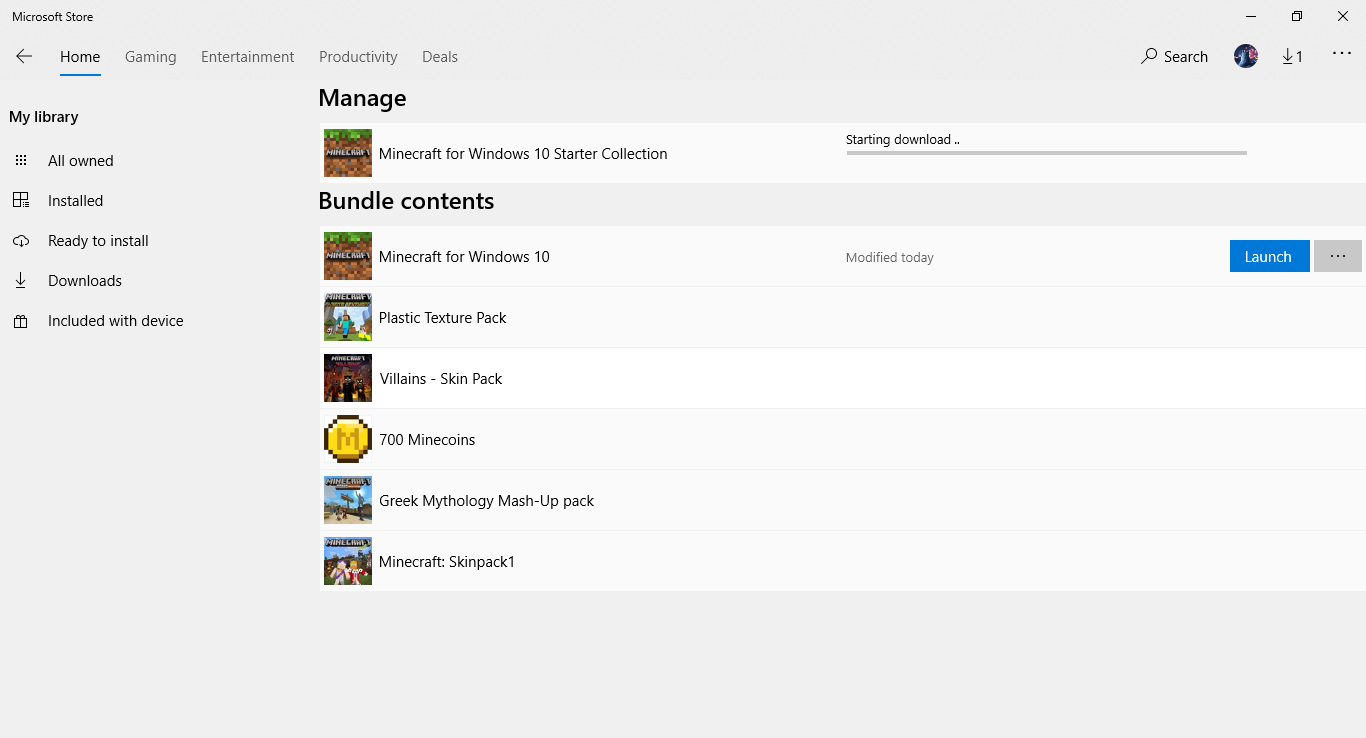 unable to install "Minecraft for windows 10 starter collection" from win store 958abb17-134a-4707-8cf6-00cd2d4225f1?upload=true.png