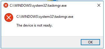 Not able to open any directory and application getting error "The device is not ready" 95d41744-e37d-42e6-ba77-e4d579509641?upload=true.png