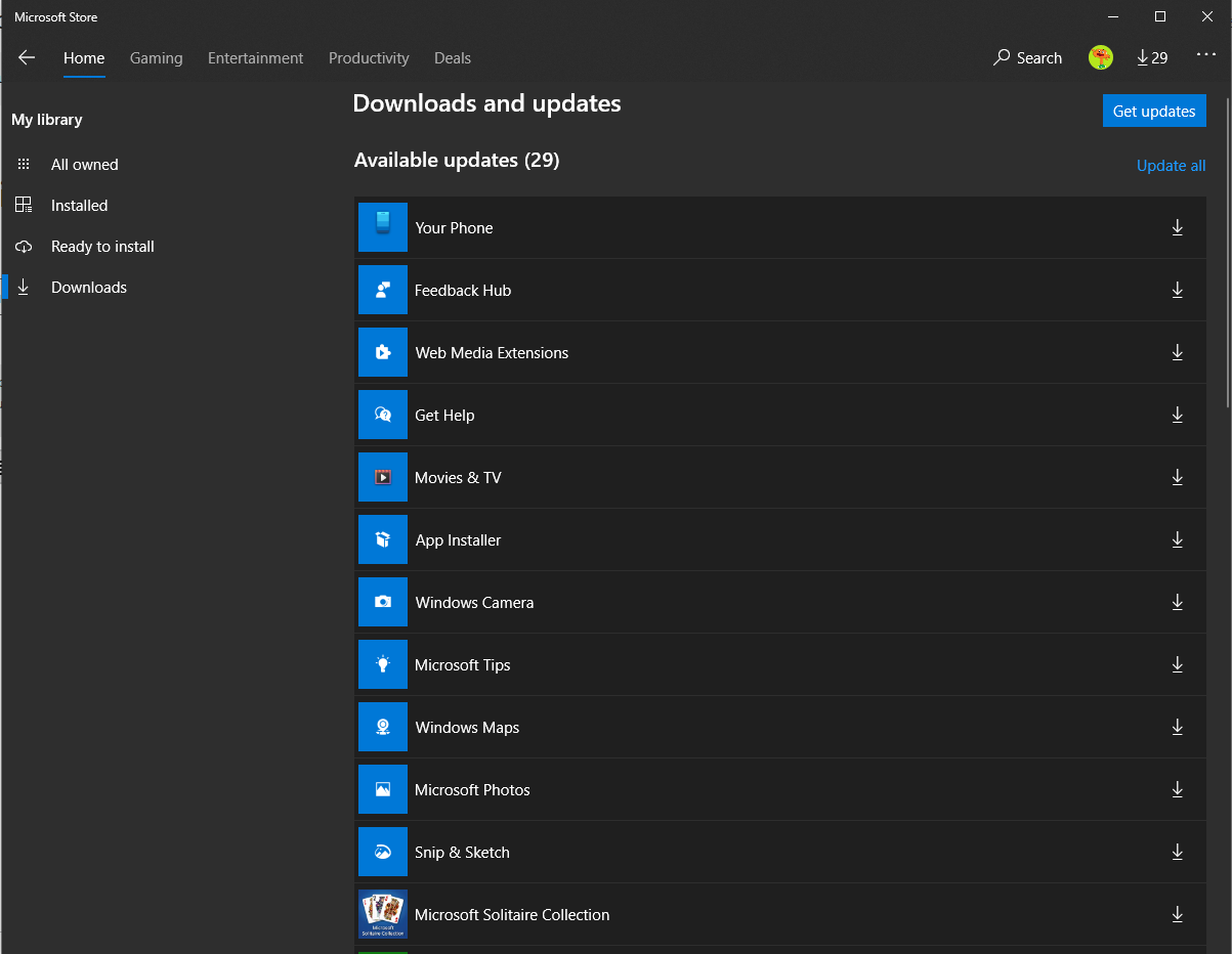 Microsoft Store showing updates when no updates are available 966217ed-2653-465d-8cca-34911802ac55?upload=true.png